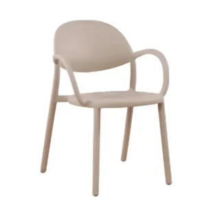 mobiliario-contract-sillon djon polipropileno beige